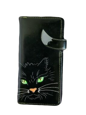 Nemesis Now Lucky Cat Black Wallet